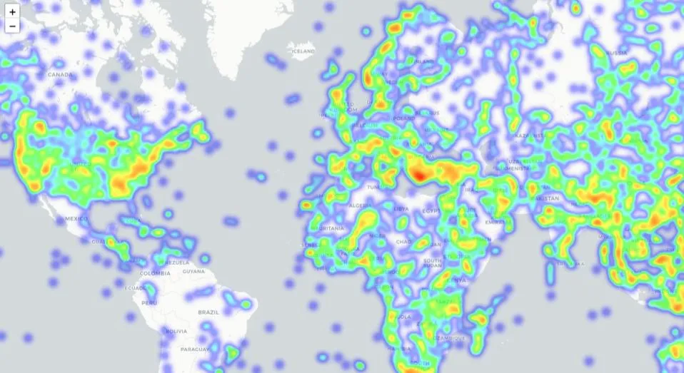 AstroAegis near-Earth object trajectory visualization